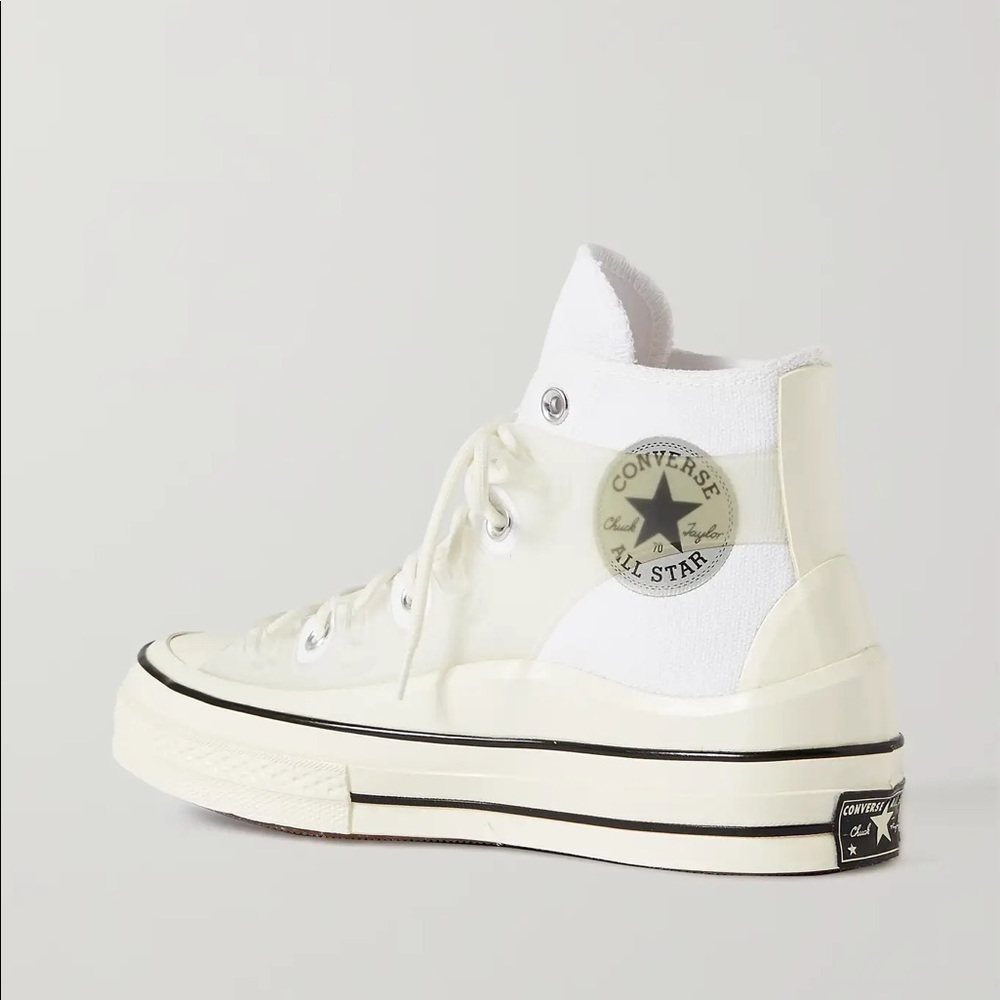 Converse Chuck 70 Utility Hi Shoes - White / Egret / Black - Picture 12 of 13